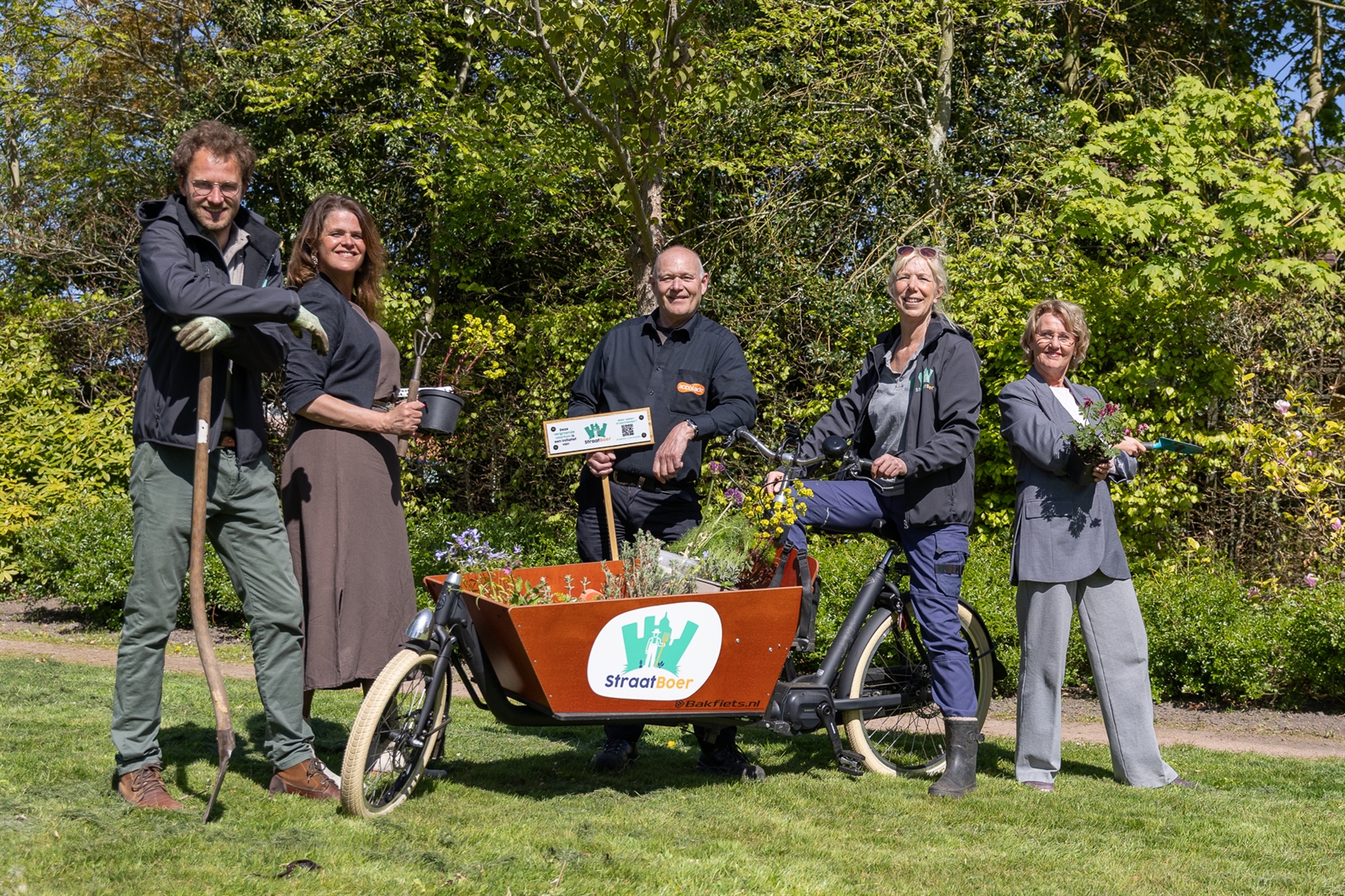 Foto van de straatboer